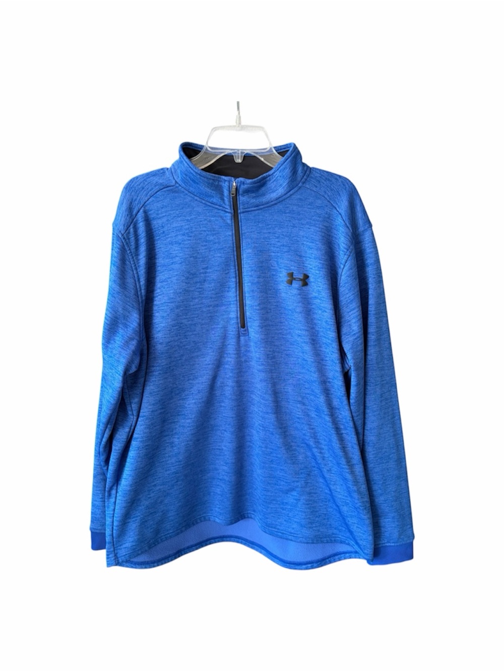 Under Armour Coldgear Men’s XXL Heather Royal Blue Half-Zip Pullover